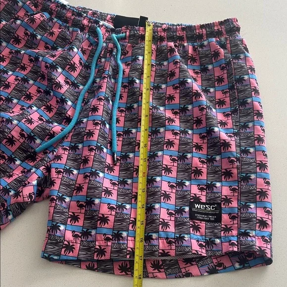 WeSC Zack Paradise Lost Scenery AOP 5" Swim Trunks. - Picture 8 of 10